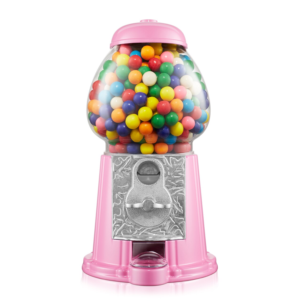 Olde Midway Gumball Machines with Glass Globe and Metal Base, Vintage-Style Bubble Gum Candy Dispenser